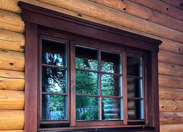 Дерево-алюминиевые окна