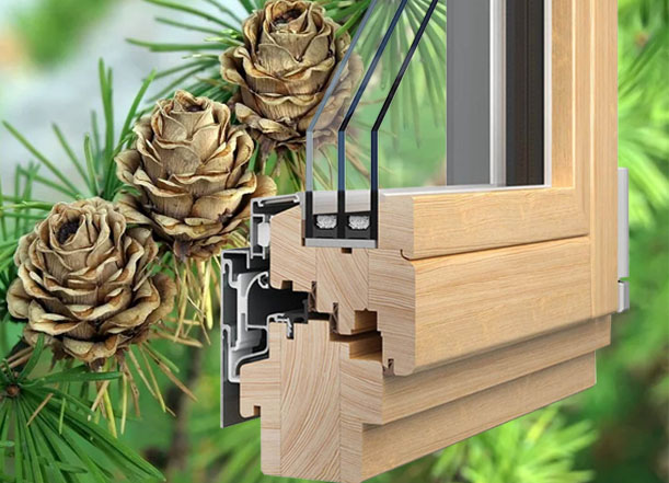 Дерево-алюминиевые окна